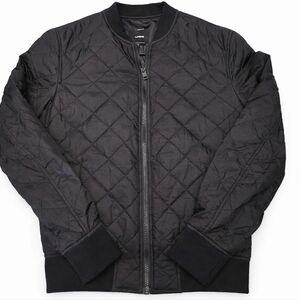 Women's Express Black Quilted Bomber Jacket XS | Like New Minimalist CBK Style